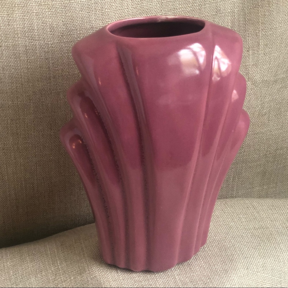 Vintage pink vase